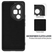 For Honor 300 Ultra / 300 Pro Solid Color Liquid Silicone Dropproof Full Coverage Phone Case(Black)