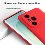 For Honor 300 Ultra / 300 Pro Solid Color Liquid Silicone Dropproof Full Coverage Phone Case(Red)