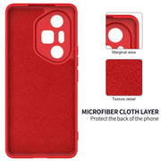 For Honor 300 Ultra / 300 Pro Solid Color Liquid Silicone Dropproof Full Coverage Phone Case(Red)
