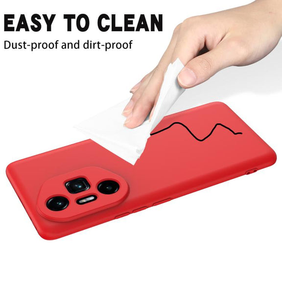 For Honor 300 Ultra / 300 Pro Solid Color Liquid Silicone Dropproof Full Coverage Phone Case(Red)