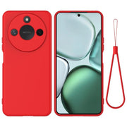 For Honor X9c Smart / X60 Solid Color Liquid Silicone Dropproof Full Coverage Phone Case(Red)