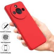 For Honor X9c Smart / X60 Solid Color Liquid Silicone Dropproof Full Coverage Phone Case(Red)