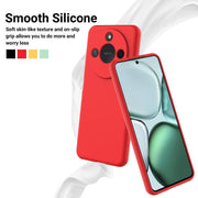 For Honor X9c Smart / X60 Solid Color Liquid Silicone Dropproof Full Coverage Phone Case(Red)