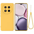 For Honor Magic7 Lite Solid Color Liquid Silicone Dropproof Full Coverage Phone Case(Yellow) - free shipping - PMC TechLife - Order now!