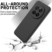For Honor Magic7 Pro Solid Color Liquid Silicone Dropproof Full Coverage Phone Case(Black)