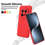 For Honor Magic7 Pro Solid Color Liquid Silicone Dropproof Full Coverage Phone Case(Red)