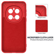 For Honor Magic7 Pro Solid Color Liquid Silicone Dropproof Full Coverage Phone Case(Red)