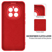 For Honor Magic7 Solid Color Liquid Silicone Dropproof Full Coverage Phone Case(Red)