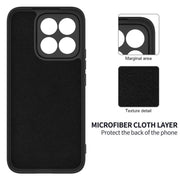 For Honor X8c 4G Solid Color Liquid Silicone Dropproof Full Coverage Phone Case(Black)