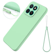 For Honor X8c 4G Solid Color Liquid Silicone Dropproof Full Coverage Phone Case(Green)
