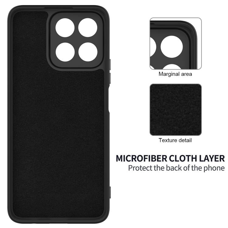 For Honor X6b 5G / Play 60 Plus Solid Color Liquid Silicone Dropproof Full Coverage Phone Case(Black) - free shipping - PMC TechLife - Order now!