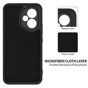 For Honor 400 Global 156.5mm Solid Color Liquid Silicone Dropproof Full Coverage Phone Case(Black)