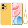 For Honor 400 Global 156.5mm Solid Color Liquid Silicone Dropproof Full Coverage Phone Case(Yellow) - free shipping - PMC TechLife - Order now!