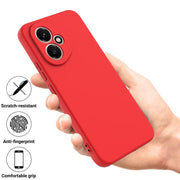 For Honor 400 Global 156.5mm Solid Color Liquid Silicone Dropproof Full Coverage Phone Case(Red)