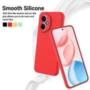 For Honor 400 Global 156.5mm Solid Color Liquid Silicone Dropproof Full Coverage Phone Case(Red)