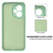 For Honor 400 Global 156.5mm Solid Color Liquid Silicone Dropproof Full Coverage Phone Case(Green)