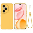 For Honor 400 Pro Global 160.8mm Solid Color Liquid Silicone Dropproof Full Coverage Phone Case(Yellow) - free shipping - PMC TechLife - Order now!