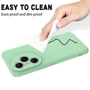For Honor 400 Pro Global 160.8mm Solid Color Liquid Silicone Dropproof Full Coverage Phone Case(Green)