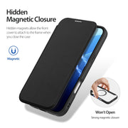 For iPhone 16 Pro DUX DUCIS Skin X Pro Series Magsafe PC + TPU Phone Leather Case(Black)