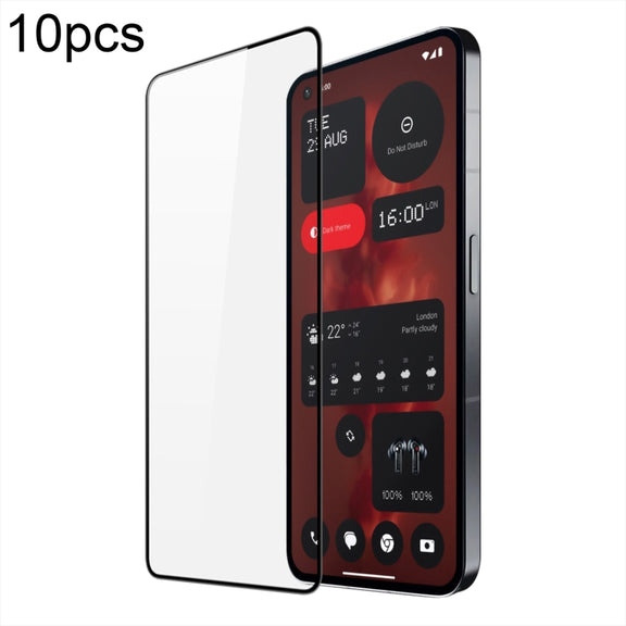 For Nothing Phone 2a 10pcs DUX DUCIS 0.33mm 9H Medium Alumina Tempered Glass Film