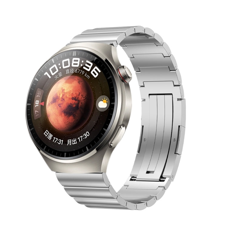 22mm Bamboo Joint Titanium Metal Watch Band(Silver) - free shipping - PMC TechLife - Order now!