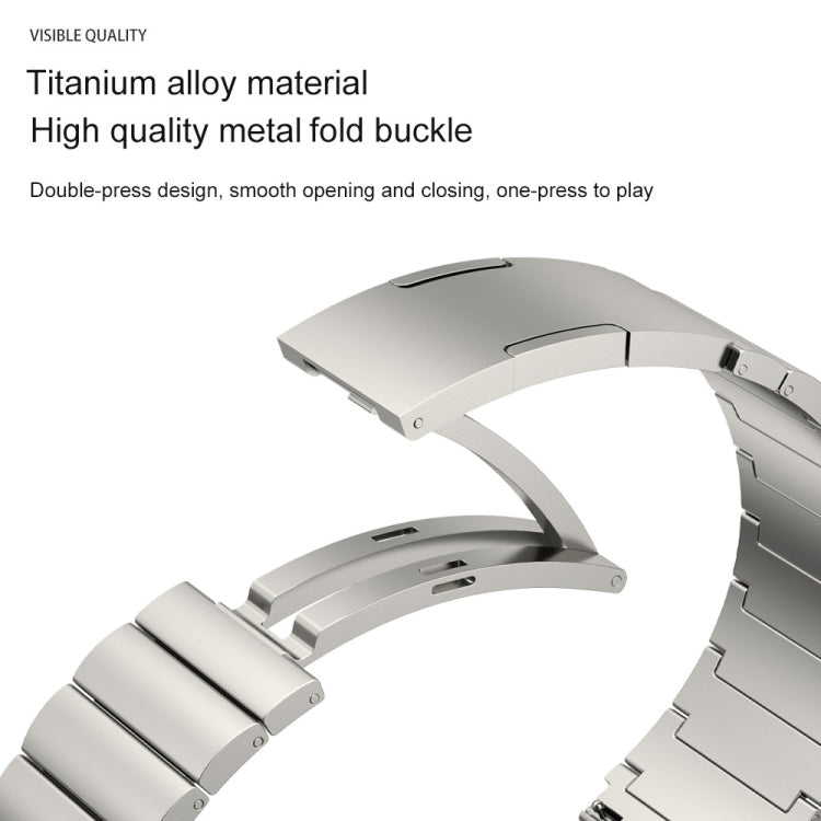 22mm Bamboo Joint Titanium Metal Watch Band(Black) - free shipping - PMC TechLife - Order now!