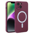 For iPhone 15 Liquid Silicone Magsafe Phone Case(Wine Red) - iPhone 15 Cases by PMC TechLife | Online Shopping South Africa | PMC TechLife