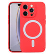 For iPhone 16 Pro Max Liquid Silicone Magsafe Phone Case(Red) - iPhone 16 Pro Max Cases by PMC TechLife | Online Shopping South Africa | PMC TechLife | Buy Now Pay Later Mobicred