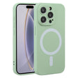 For iPhone 16 Pro Liquid Silicone Magsafe Phone Case(Green) - iPhone 16 Pro Cases by PMC TechLife | Online Shopping South Africa | PMC TechLife | Buy Now Pay Later Mobicred