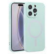 For iPhone 16 Pro Liquid Silicone Magsafe Phone Case(Light Cyan) - iPhone 16 Pro Cases by PMC TechLife | Online Shopping South Africa | PMC TechLife | Buy Now Pay Later Mobicred