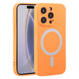 For iPhone 16 Pro Liquid Silicone Magsafe Phone Case(Orange) - iPhone 16 Pro Cases by PMC TechLife | Online Shopping South Africa | PMC TechLife | Buy Now Pay Later Mobicred