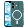 For iPhone 16 Plus Liquid Silicone Magsafe Phone Case(Dark Green) - iPhone 16 Plus Cases by PMC TechLife | Online Shopping South Africa | PMC TechLife | Buy Now Pay Later Mobicred