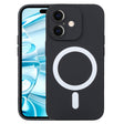 For iPhone 16 Plus Liquid Silicone Magsafe Phone Case(Black) - iPhone 16 Plus Cases by PMC TechLife | Online Shopping South Africa | PMC TechLife | Buy Now Pay Later Mobicred