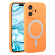 For iPhone 16 Plus Liquid Silicone Magsafe Phone Case(Orange) - iPhone 16 Plus Cases by PMC TechLife | Online Shopping South Africa | PMC TechLife | Buy Now Pay Later Mobicred