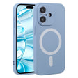 For iPhone 16 Liquid Silicone Magsafe Phone Case(Lavender Grey) - iPhone 16 Cases by PMC TechLife | Online Shopping South Africa | PMC TechLife | Buy Now Pay Later Mobicred