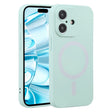 For iPhone 16 Liquid Silicone Magsafe Phone Case(Light Cyan) - iPhone 16 Cases by PMC TechLife | Online Shopping South Africa | PMC TechLife | Buy Now Pay Later Mobicred