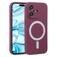 For iPhone 16 Liquid Silicone Magsafe Phone Case(Wine Red) - iPhone 16 Cases by PMC TechLife | Online Shopping South Africa | PMC TechLife | Buy Now Pay Later Mobicred