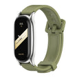 For Xiaomi Mi Band 8 Mijobs Plus Case Silicone Watch Band(Army Green Silver) - free shipping - PMc TechLife - Order now!