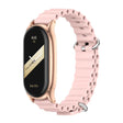For Xiaomi Mi Band 8 Mijobs Plus Case Marine Silicone Breathable Watch Band(Pink Rose Gold) - free shipping - PMc TechLife - Order now!