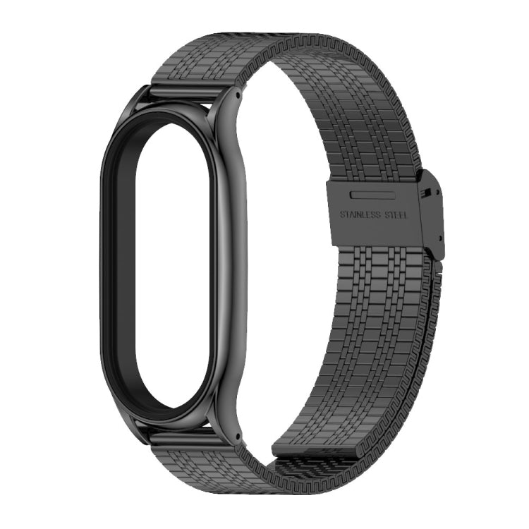 For Xiaomi Mi Band 8 Mijobs Plus Case Metal Watch Band(Black) - free shipping - PMc TechLife - Order now!