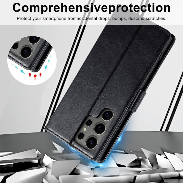 For Samsung Galaxy S24 Ultra LC.IMEEKE RFID Anti-theft Leather Phone Case(Black) - free shipping - PMC Jewellery - Order now!