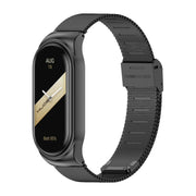 For Xiaomi Mi Band 8 Mijobs CS Case Milan Buckle Metal Watch Band(Black)