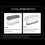 For Xiaomi Mi Band 8 Mijobs CS Case Milan Buckle Metal Watch Band(Black)