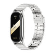 For Xiaomi Mi Band 8 Mijobs Plus Case Bamboo Buckle Metal Watch Band(Silver) - free shipping - PMc TechLife - Order now!