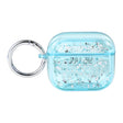 For AirPods 3 Silver Foil Epoxy Bluetooth Earphone Protective Case(Sky Blue) - For AirPods 3 by PMC Jewellery | Online Shopping South Africa | PMC Jewellery | Buy Now Pay Later Mobicred