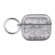 For AirPods Pro Silver Foil Epoxy Bluetooth Earphone Protective Case(Black) - For AirPods Pro by PMC Jewellery | Online Shopping South Africa | PMC Jewellery | Buy Now Pay Later Mobicred