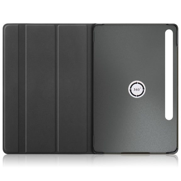 For Samsung Galaxy Tab S9 360 Rotation Stand Smart Leather Tablet Case(Pink)