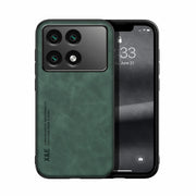 For Xiaomi Redmi K70 Skin Feel Magnetic Leather Back Phone Case(Green)