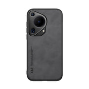For Huawei Pura 70 Ultra Skin Feel Magnetic Leather Back Phone Case(Dark Grey)