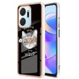 For Honor X7a Electroplating Marble Dual-side IMD Phone Case(Natural Growth) - Honor Cases by PMC TechLife | Online Shopping South Africa | PMC TechLife | Buy Now Pay Later Mobicred